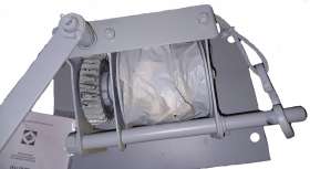  Лебедка барабанная 500 кг червячная  ВБИ