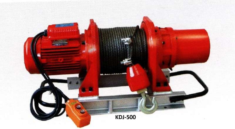купить надежную лебедку электрическую KDJ-500 недорого у производителя