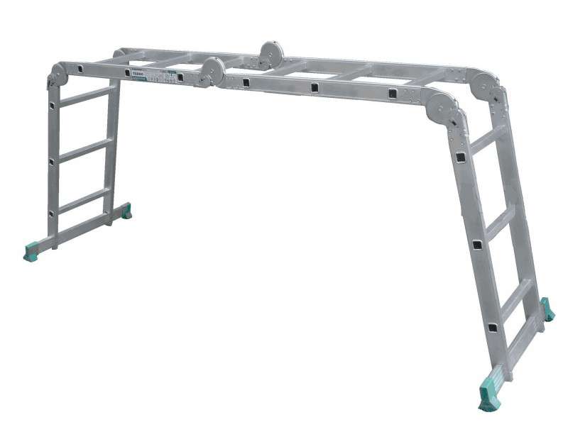 алюминиевая раздвижная лестница трансформер 4х3