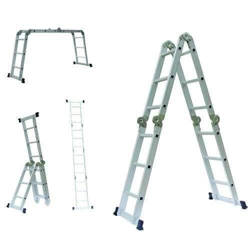 Строительные лестницы: алюминиевые стремянки-трансформеры и раздвижные .